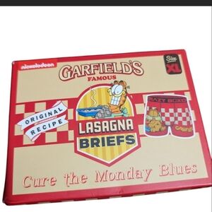 Nickelodeon Garfield's Lasagna Briefs - Red and Yellow